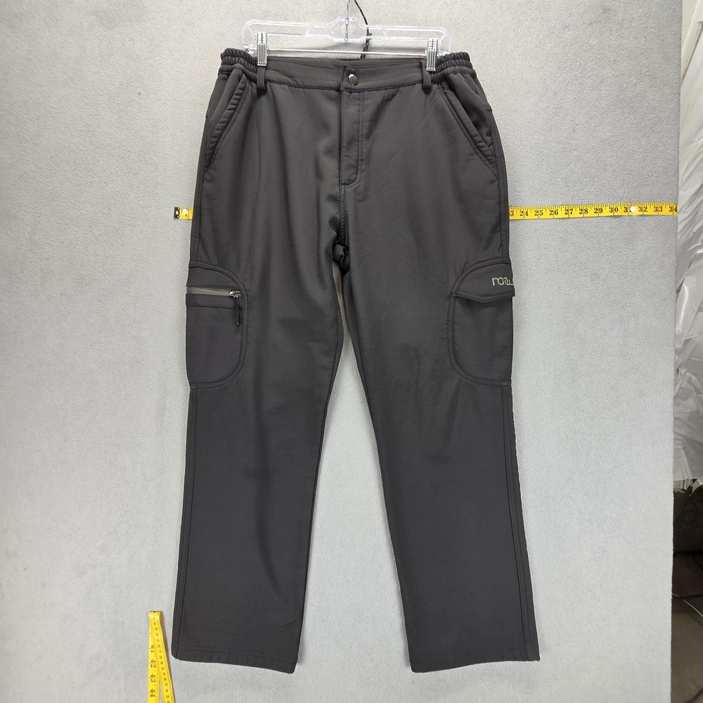 Nonwe Pants Mens 34x30 Gray Cargo Stretch Elastic Waist Outdoor Hiking